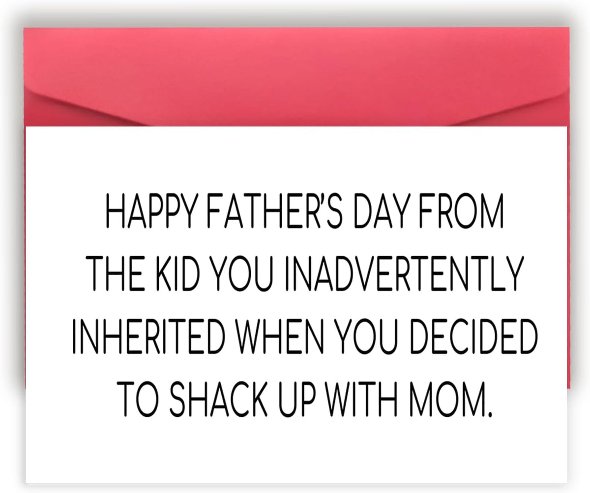 Funny Dog Dad Fathers Day Card from Son Daughter, Cute Dog Dad Gifts for Men, Happy Father’S Day Card for Him