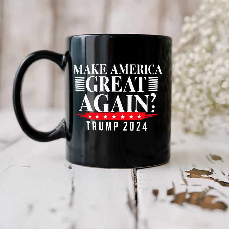 Make America Great Again Trump 2024 Black Mug HO82 62754