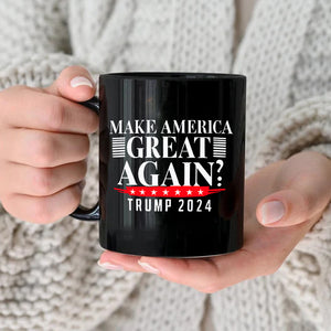 Make America Great Again Trump 2024 Black Mug HO82 62754