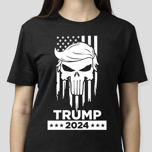 Trump Punisher 2024 Dark Shirt T286 62461