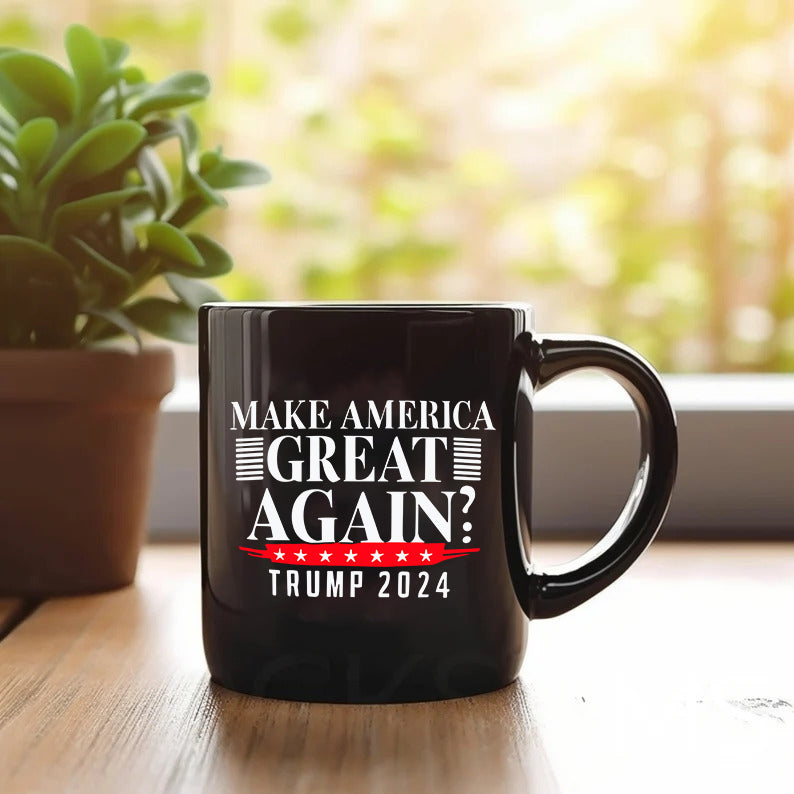 Make America Great Again Trump 2024 Black Mug HO82 62754