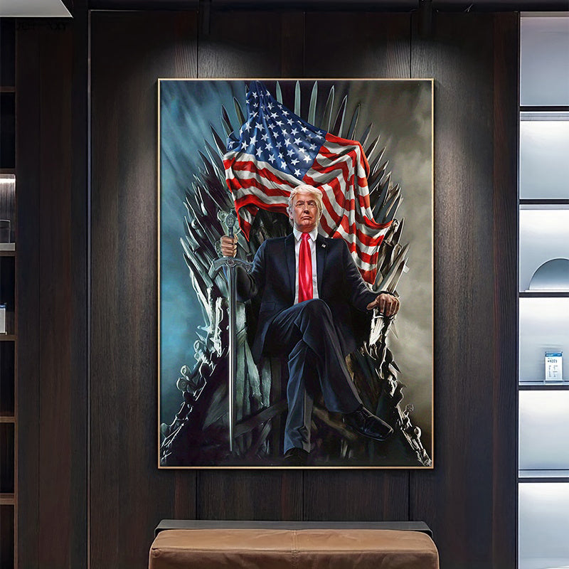 Donald Trump Canvas Wall Decor for Home, Office Perfect Gift HA75