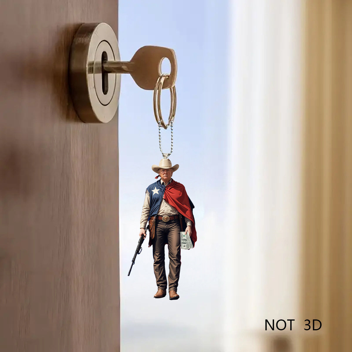 Trump 2024 Patriotic Acrylic Ornament Gift for Trump Supporters HA75 64022