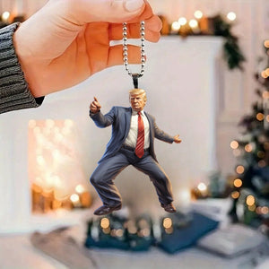 Set 2 Trump Dancing Acrylic Ornament for Trump Supporters HA75