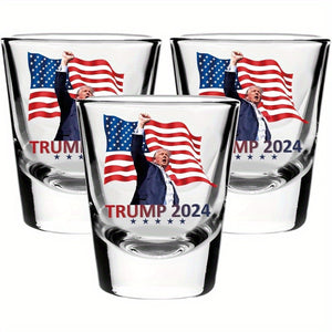 Trump 2024 Shot Glass - Political Enthusiast's Collectible - Great for Trump Supporters HA75 63828