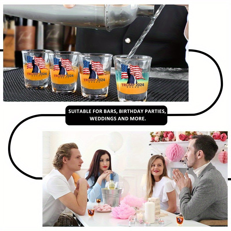 Trump 2024 Shot Glass - Political Enthusiast's Collectible - Great for Trump Supporters HA75 63828