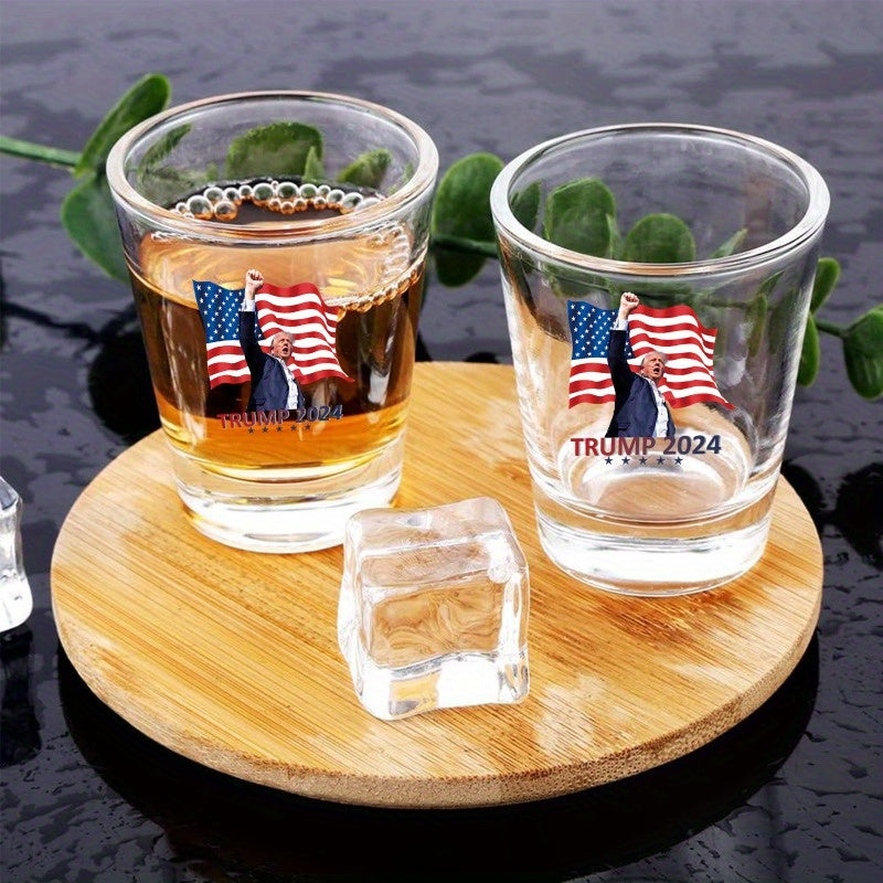 Trump 2024 Shot Glass - Political Enthusiast's Collectible - Great for Trump Supporters HA75 63828