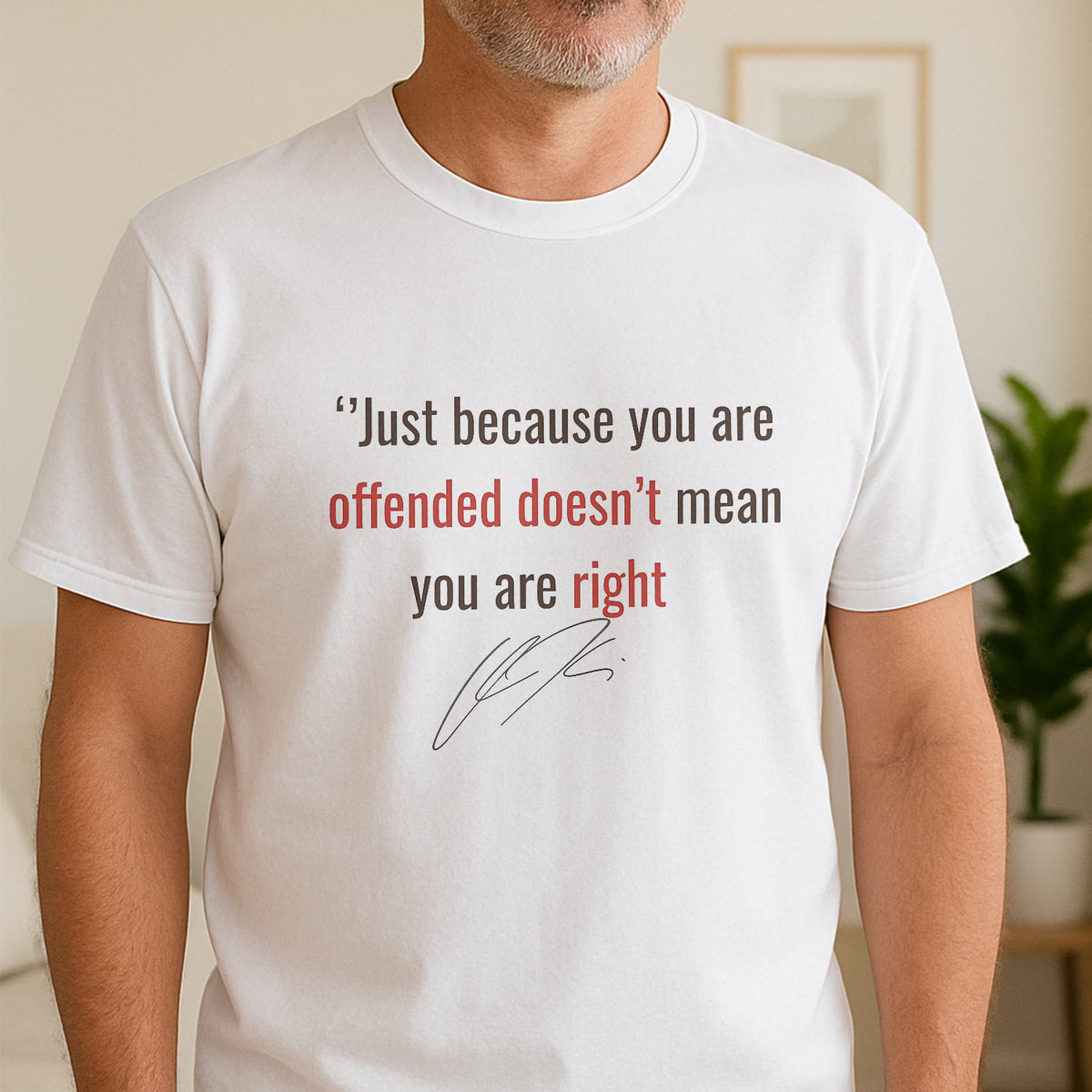 Just Because You Are Offended Doesn't Mean You Are Right - Charlie Kirk Bright Shirt HO82 65928