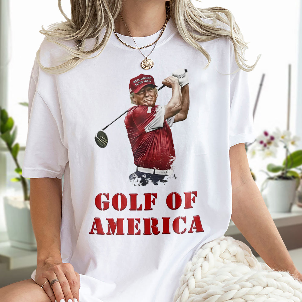 Donald Trump Golf Of America Bright Shirt TH10 898139