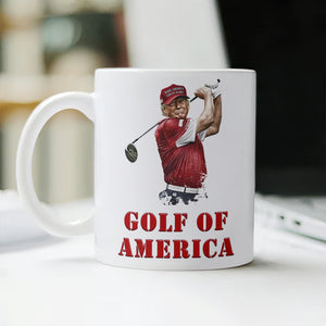 Golf Of America Donald Trump White Mug TH10 898141