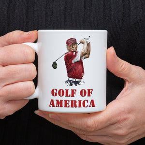 Golf Of America Donald Trump White Mug TH10 898141