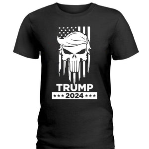 Trump Punisher 2024 Dark Shirt T286 62461