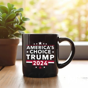 America's Choice Trump 2024 Black Mug HO82 62756