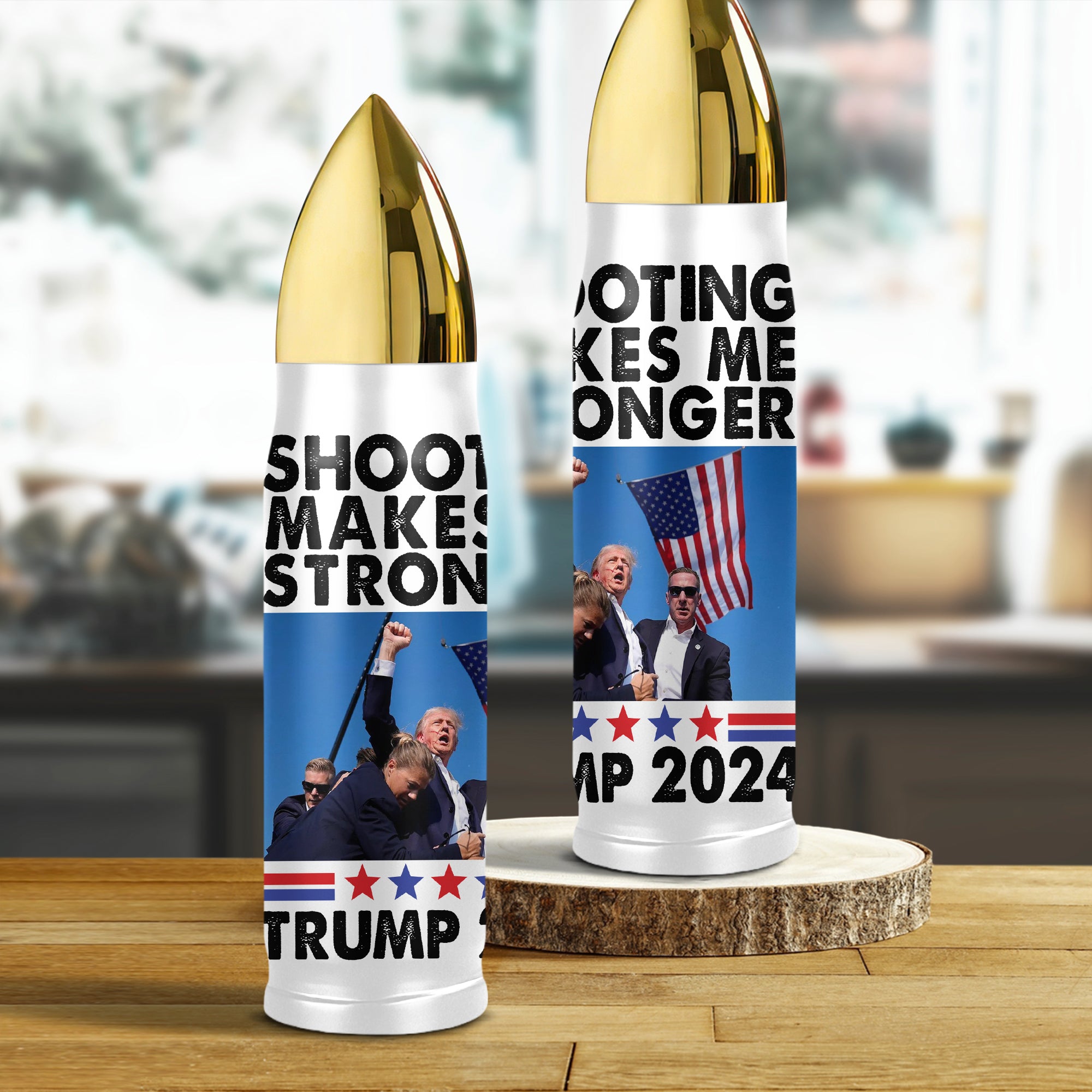 Shooting Makes Me Stronger Trump 2024 B-Tumbler TH10 63463