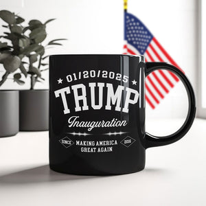 Patriotic Trump Inauguration We’ve Achieved Something Great Black Mug LM32 65181