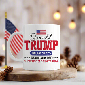 Trump Inauguration Bring Back The Greatness Of America 2025 White Mug LM32 65125