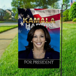 Kamala Harris Portrait Flag Garden Flag TH10 63497