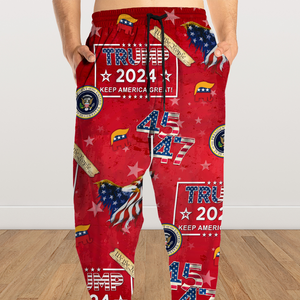 Trump 45 47 Keep America Great Sweatpants HA75 64148