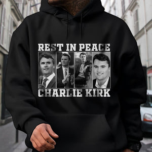 Rest In Peace For Charlie Kirk Memorial Dark Shirt HO82 65732
