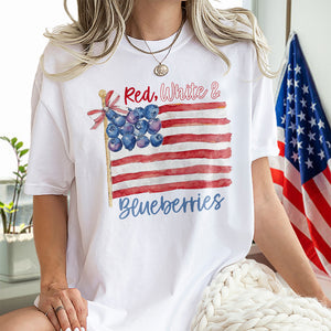 Red White & Blueberries Charlie Kirk Bright Shirt HA75 64614