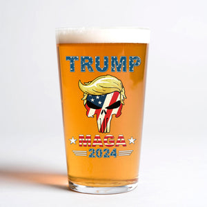 Trump Maga 2024 Print Beer Glass HA75 62972