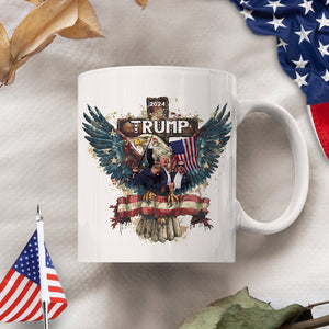 Trump President 2024 Fight White Mug HO82 65390