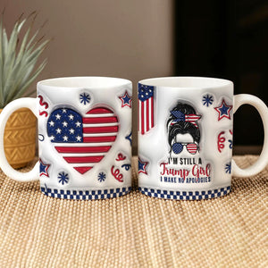 I'm A Trump Girl 3D Inflated Effect Printed Mug - Gift For Best Friends, BFF, Sisters HO82 63294