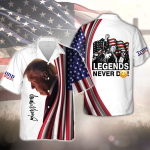 Donald Trump 2025 Fi**t Never D**! Legends Hawaii Shirt HO82 63148