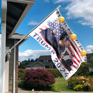 Fi**t Fi**t Fi**t Trump 2024 House Flag HO82 62988