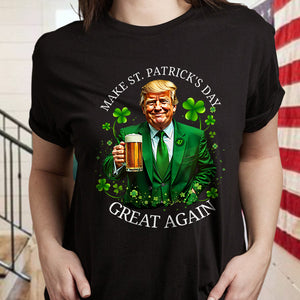 Trump Make ST. Patricks Day Great Again Dark Shirt CH07 67252