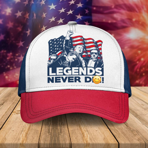 Donald Trump 2024 Never D**! Legends Classic Cap HO82 63124