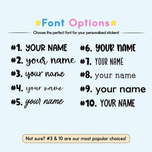 Custom Kid Name Labels - Back to School Gift for Kids HO82 903038