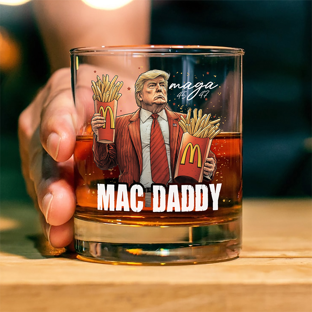 Mac Daddy Trump Fun Unique Whisky Glass For Trump Fan LM32 63827