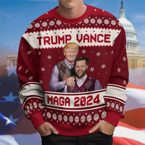 Trump Vance Maga 2024 Ugly Sweater HA75 63938