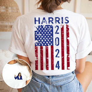 Custom Clipart Kamala 2024 Back&Front Shirt TH10 63403