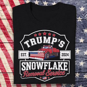 Trumps Snowflake 2024, Snowflake Removal Trump Dark Shirt HA75 67162