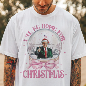 I'll Be Home For Christmas Donald Trump Shirt HA75 63646