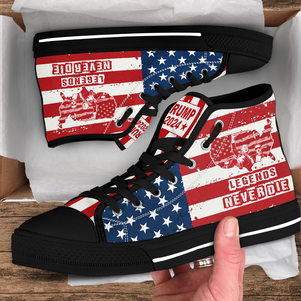 Legends Never Die Trump 2024 High Top Shoes HO82 63282