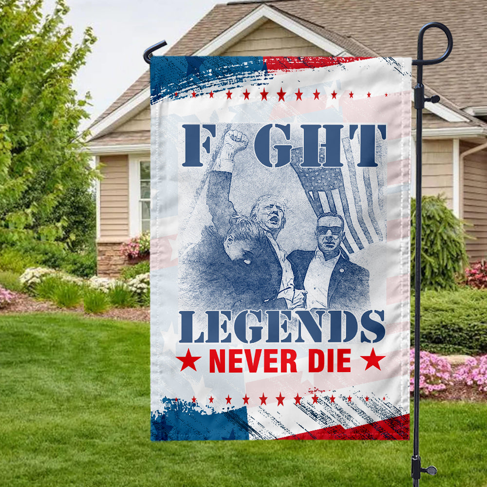 Donald Trump Fi**t Legends Never D** Garden Flag HO82 63106