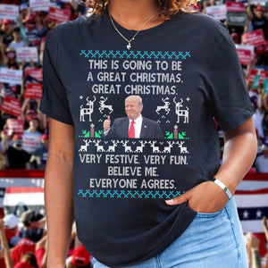 This Is Going To Be A Great Christmas Trump President Dark Sweatshirt HO82 65126