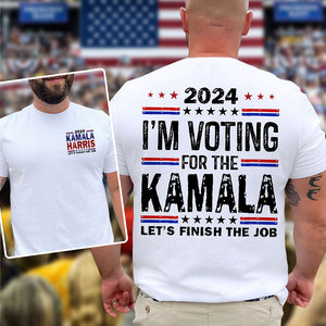 I'm Voting For The Kamala Bright Back&Front Shirt TH10 63291