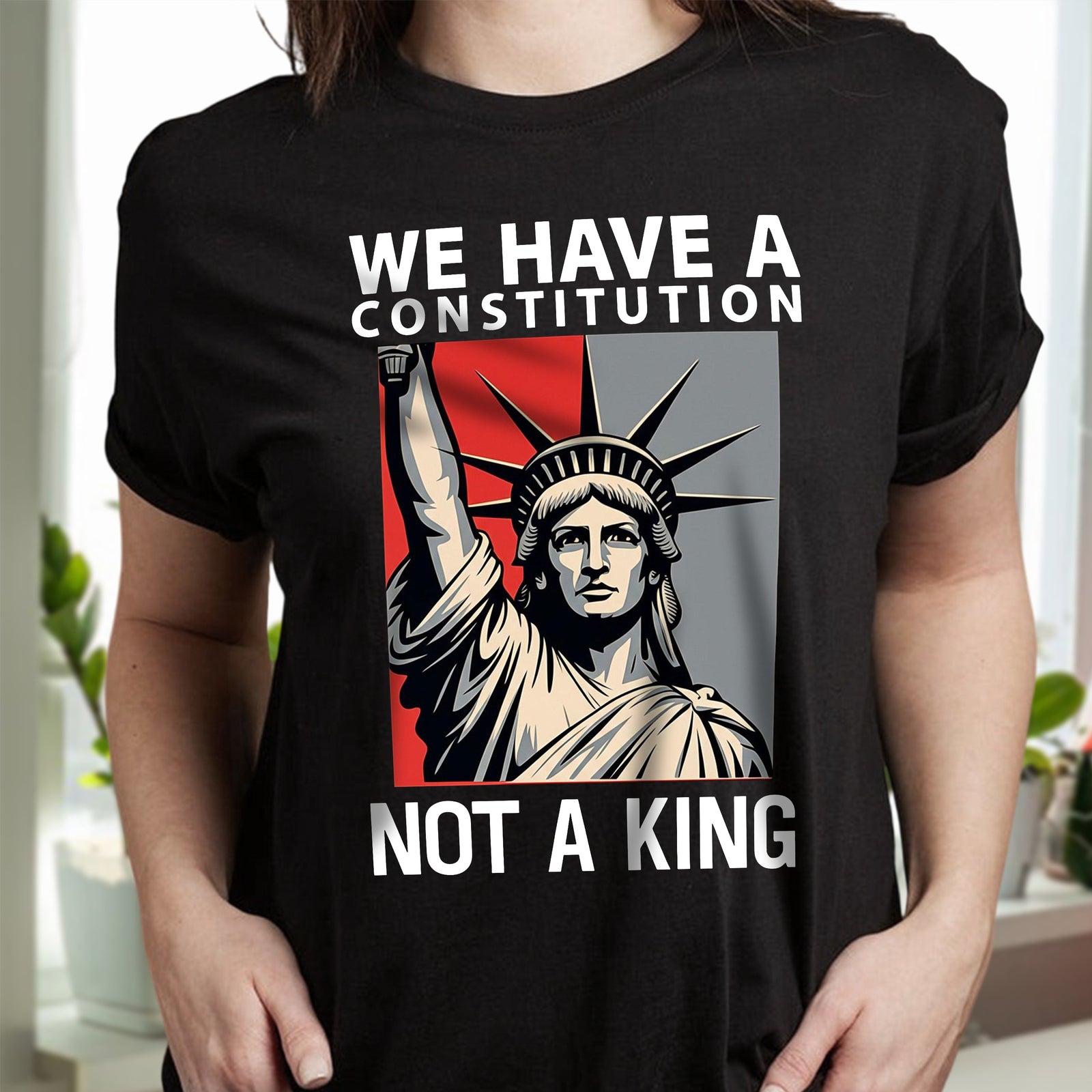 We Have A Constitution Not A King Dark Shirt