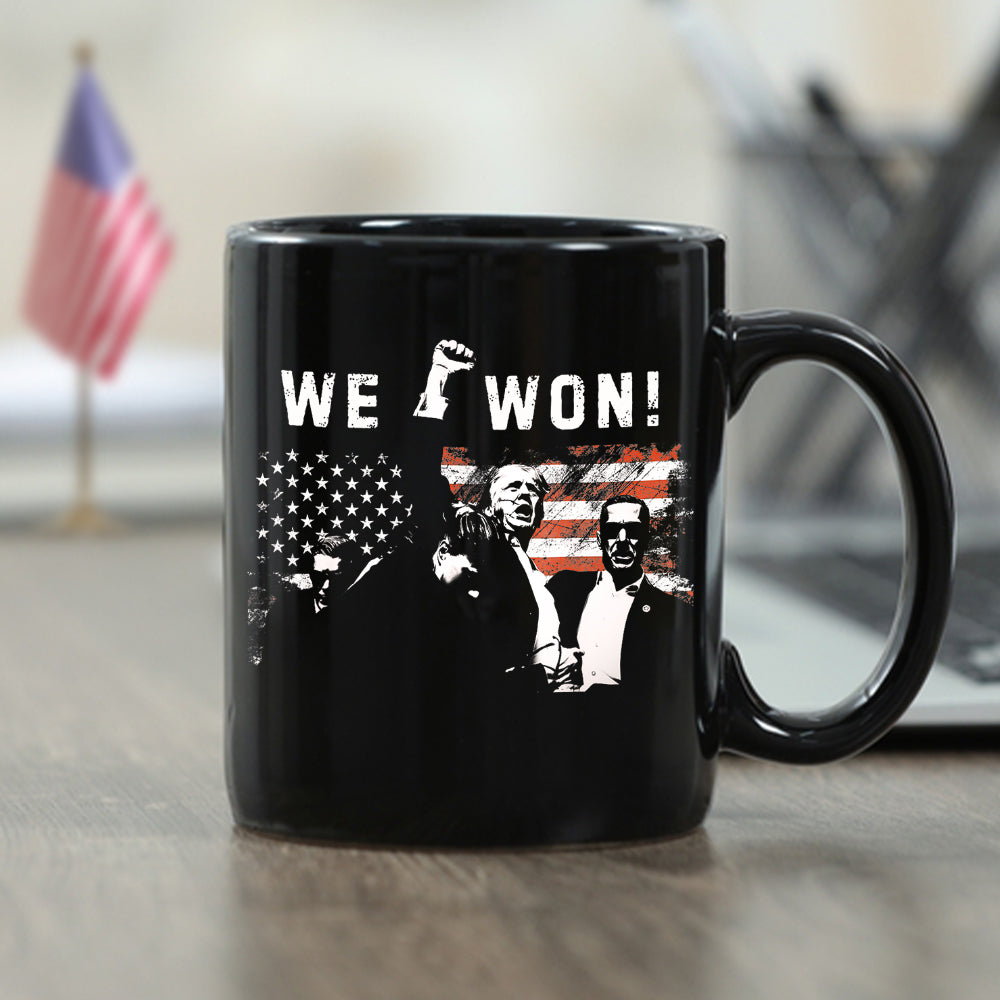 Trump We Won Inauguration 47 US President 2025 Election Mug HO82 65220