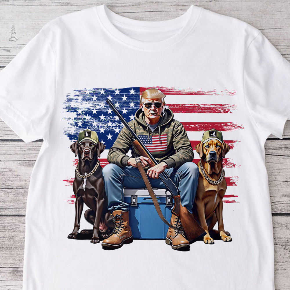 Trump Duck Hunting Bright Shirt CH07 67290