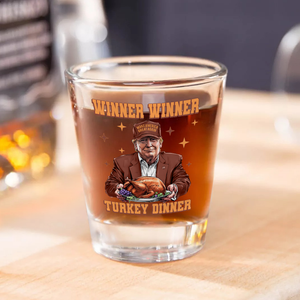 Trump Great Again Winner Turkey Dinner Shot Glasses LM32 63919