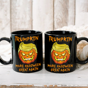 Trumpkin Make Halloween Great Again Black Mug HA75 63424