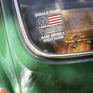We The People, Make America Great Again Car Window Decal Sticker TH10 64629