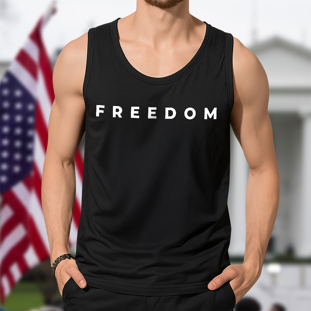 Charlie Kirk Freedom Black Tanktop HA75 64510