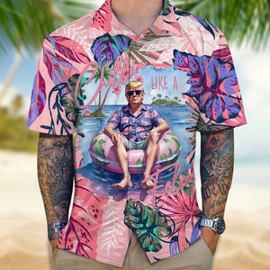 Donald Trump Chillin Like A Felon Hawaii Shirt HO82 62902