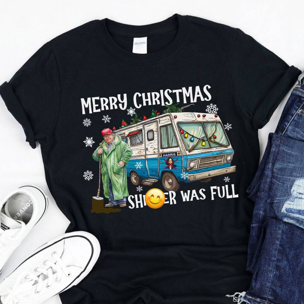 Merry Christmas Trump Shi**er Was Full Dark Shirt HO82 65332